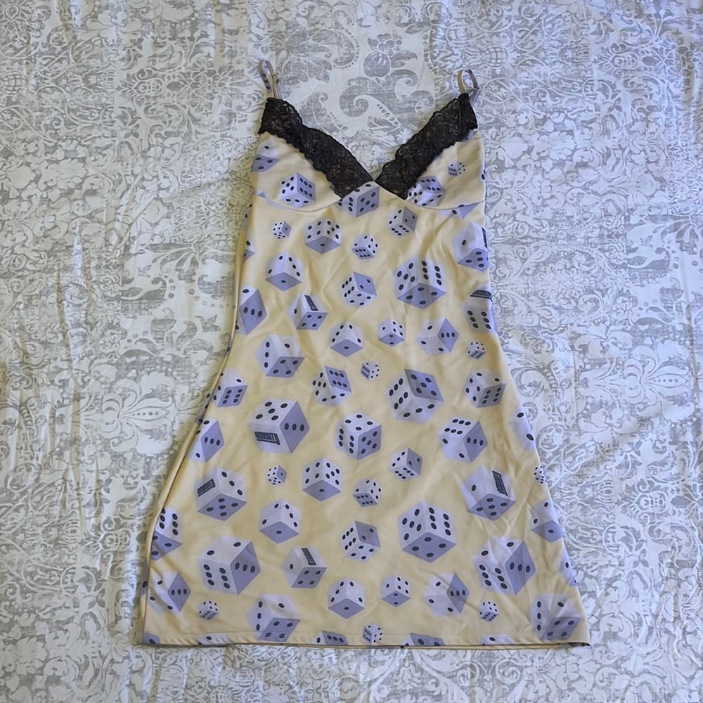 Omighty Dice pattern dress 🎲